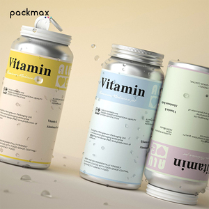 Bouteille en aluminium de qualité alimentaire multi-tailles pour bonbons, gommes, compléments alimentaires, vitamines, comprimés, capsules - Pot à pilules en gros - Product Image 4