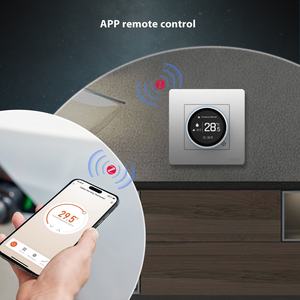 <span class=keywords><strong>MOES</strong></span> Tuya ZigBee Smart Knob <span class=keywords><strong>Termostato</strong></span> Personalizado Star Ring Series Energy Smart Switch App Control remoto Temperatura (TDS) - Product Image 2