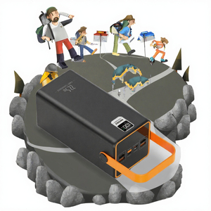สถานีพลังงานสำรองแบบพกพาความจุสูงใหม่ 100000mah พร้อมการชาร์จเร็วแบบ Type-C และหน้าจอ LED สำหรับการเดินทางกลางแจ้งและตั้งแคมป์ - Product Image 3