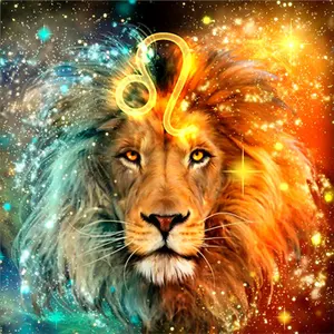 New Arrival 5D Diamond Art Painting Kits Lion Wholesale Diamond Embroidery Animal Hobbies And Crafts