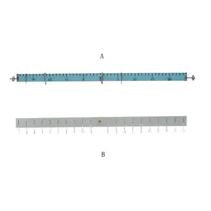 Gelsonlab HSPD-242 लीवर शासक द्वारा किए गए सरल लीवर संतुलन के लिए लकड़ी या एल्यूमीनियम लंबाई 50cm