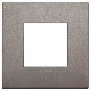 Placa de puerta clásica de titanio mate de 2M, 9,6 cm x 9,6 cm - Product Image 1
