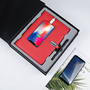 <span class=keywords><strong>Agenda</strong></span> vip con cargador inalámbrico para regalos, <span class=keywords><strong>agenda</strong></span> con logotipo personalizado, <span class=keywords><strong>2023</strong></span> ideas, batería externa de 8000mah y unidad flash USB - Product Image 3