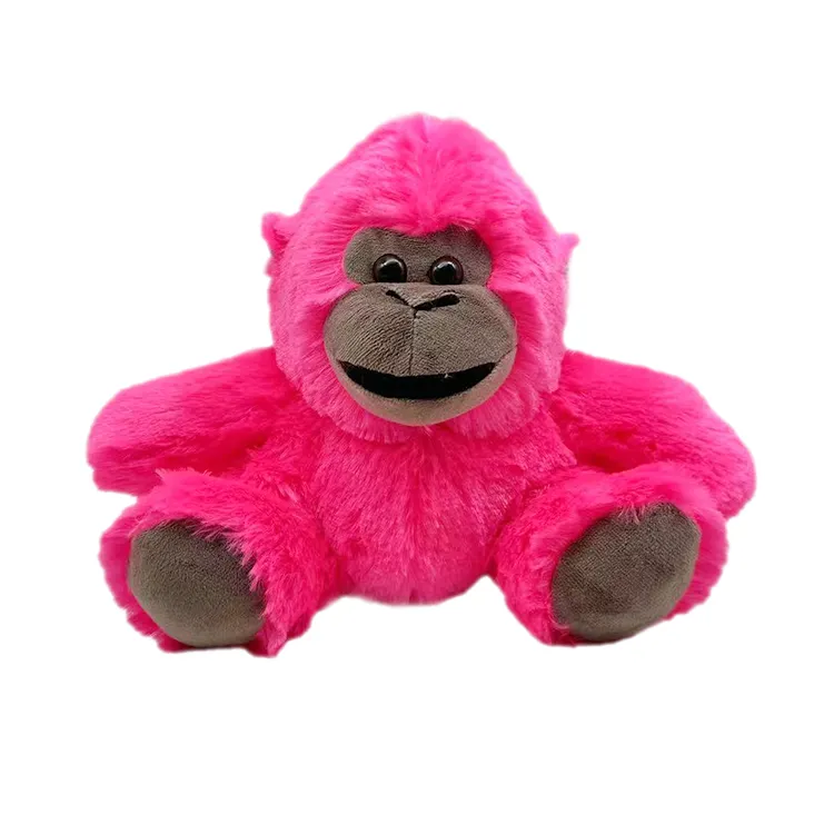 El juguete de peluche de gorila divertido y bonito de color rosa más popular