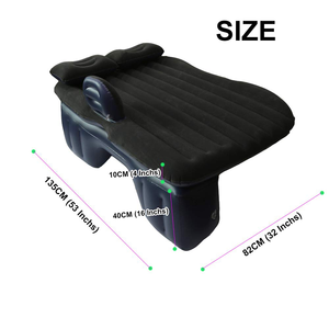 Colchón inflable de aire para coche de diseño moderno, cojín de cama de asiento trasero de PVC plegable y portátil para viajes, camping y uso al aire libre - Product Image 2