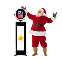 Vente en gros Ipad photomaton portable photomaton annulaire machine à lumière appareil photo selfie vidéo accessoires gratuits garantie cabine miroir