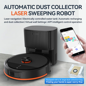 OB17 Plus LDS Laser Smart Roboter-Staubsauger 3-in-1 Kehren Wischen Saugen mit App-Steuerung für die Hausreinigung - Product Image 5