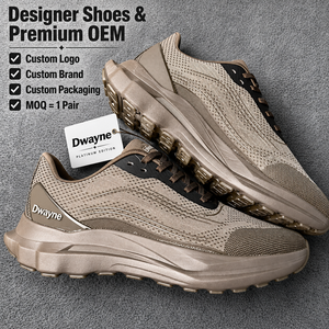 Nouvelles baskets de luxe 2026 pour hommes et femmes, en maille respirante, marron kaki, légères, style sport décontracté, haute qualité - Product Image 1