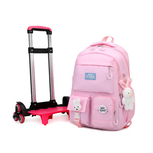 Wholesale Durable Oxford School <b>Backpack</b> for Students Breathable Waterproof Air Cushion Strap Cartoon Pattern Polyester Nylon - Product Image 5