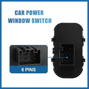 Interruttore Elettrico per Finestrini per <span class=keywords><strong>Ford</strong></span> Focus Mk1 DAW DBW 1.4 1.6 1.8 16V 1998-2004 <span class=keywords><strong>Codice</strong></span> OE 7S4T14529AA - Product Image 3