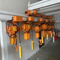 Nouvelle palan électrique à chaîne robuste 20 tonnes 10 tonnes, hauteur de levage 3m, rail unique, crochet forgé, télécommande, protection IP55