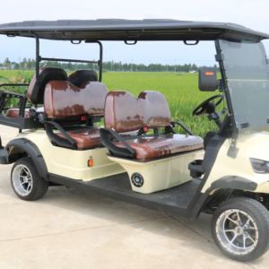 Chariot de golf électrique 48v de haute qualité 6 places durables pour la vente quotidienne de navettage disponible - Product Image 5