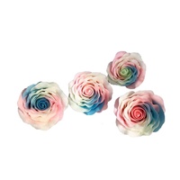 Rose éternelle en savon lumineuse et colorée, toucher naturel de haute qualité, pour la Saint-Valentin