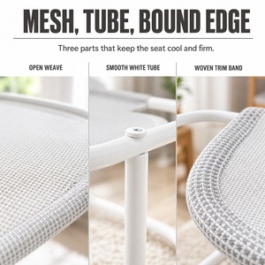 Lit pour animaux de compagnie surélevé, hamac en maille respirant et résistant à l'humidité, pour chatons et petits chats, à utiliser en intérieur - Product Image 4