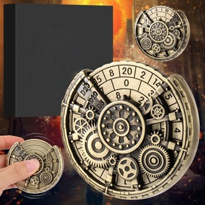 EDC <b>Metal</b> Fidget Reducing Stress Relief Toy Decompression Gyroscope for Children Rotating Top and <b>Roller</b> - Product Image 4