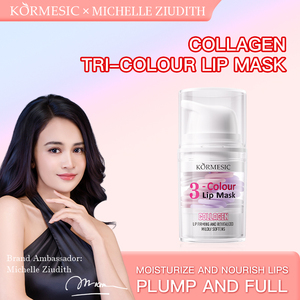 KORMESIC OEM ODM Masque Lèvres Collagène Tricolore 18g Corée – Hydratant, Raffermissant, Revitalisant – Masque de Nuit – Marque Privée - Product Image 2