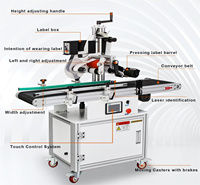 Applicateur automatique d'étiquettes autocollantes, machine à sceller et à étiqueter les coins de la surface plane de la boîte en carton