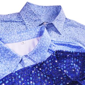 Polo de sport rétro brodé OEM 88% polyester 12% spandex à séchage rapide pour hommes, chemises de golf logo personnalisé - Product Image 2