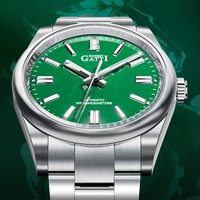 Montre mécanique automatique pour homme Bonest Gatti de haute qualité, cristal saphir, étanche, squelette, montre-bracelet de style business BG8015