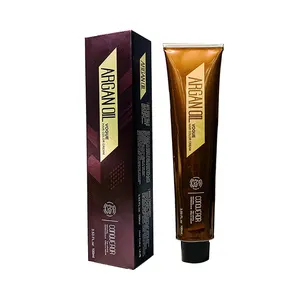 2023 Popular Style Ion Color Shampoo Professional Salon Hair Dye Top Permanent Hair Color Cream Supplier Argan Oil Hair Dye