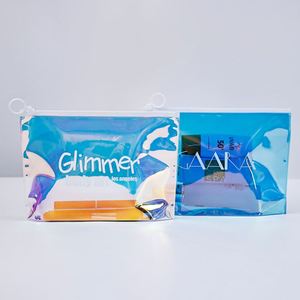 Jewelry <b>Bags</b> Cosmetic PVC Zip Lock <b>Bags</b> <b>Plastic</b> Holographic Zipper Pouch Zip Lock <b>Bags</b> for Earring Necklace Jewelry Packaging - Product Image 2