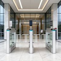 Portillon pivotant anti-collision pour intérieur, sécurité de la maternelle, acier inoxydable de haute qualité, accès au terrain de jeux pour enfants