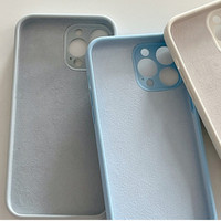 Coque de protection de luxe haut de gamme en silicone liquide véritable pour iPhone 17 Pro Max