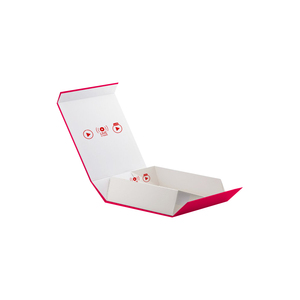 HENGXING Luxury Rigid <b>Paper</b> Folding Flat Magnetic Foldable Clothing Scarves Bridesmaid Dress Gift Box Packaging with Ribbon - Product Image 6