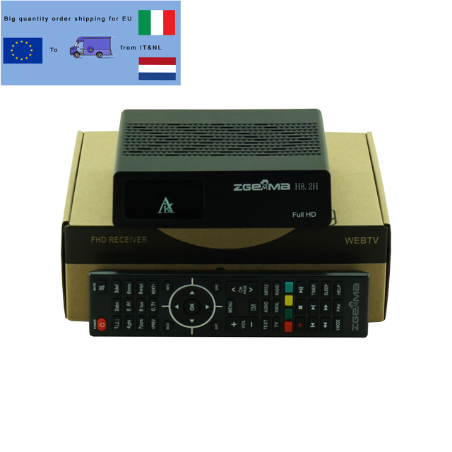 Satellite + Terrestrial Tv Decoder ZGEMMA H8.2H DVB S2 + DVB T2/C