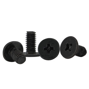 Viti a Testa Piatta Ultra Sottile Phillips in Acciaio Inox 304 Nero per Computer Portatile CM M1.6 M2 M2.5 M3 M4 M5 M6 - Product Image 3
