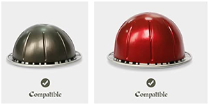 Soporte de cristal templado para cápsulas de café, Compatible con 40 cápsulas de café Nespresso <span class=keywords><strong>Vertuo</strong></span> y <span class=keywords><strong>Dolce</strong></span> <span class=keywords><strong>Gusto</strong></span> - Product Image 3