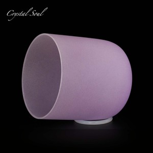 קריסטל נשמת חמה מוכר קוורץ כלי מוזיקה קול-קול צ 'אקרה קערת שירה 7 "לריפוי - Product Image 1