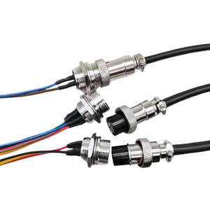 Авиационный разъем GX16 с кабелем, двойной гнездовой и штекерный разъем, 2, 3, 4, 5, 6, 7-контактный штекер - Product Image 1