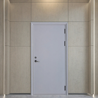 Vente d'usine - Porte coupe-feu en acier pour bâtiment commercial, 1 à 3 heures de résistance au feu, porte de sécurité en acier de haute qualité, porte coupe-feu en acier