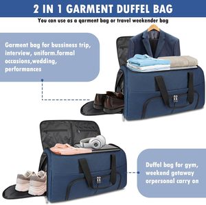 Free Sample Personalized Custom Luxury Jacket Coats Package Oxford Leather Garment Bag Dust Bag for <b>Clothes</b> <b>Storage</b> Protector - Product Image 4
