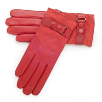 Gants chauds en cuir de chèvre doublé, accessoire luxueux, chaud et Ultra doux, pour hommes et femmes, nouvelle collection hiver