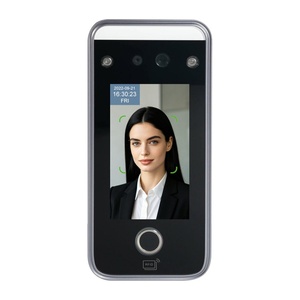 Terminal de contrôle d'accès et de pointage des heures avec reconnaissance faciale dynamique par IA, empreinte digitale et RFID, écran 4,3 pouces - Product Image 3