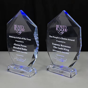 جوائز هدايا رياضية ثلاثية الأبعاد شفافة لجوائز الشركات فارغة من الكريستال - Product Image 1