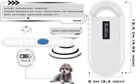 Lector de Microchip RFID Portátil para Animales, FDX-B, 134.2KHz, Etiqueta de Oreja para Animales, Lector de Microchip para Mascotas
