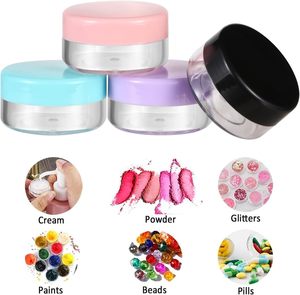 Pots vides avec couvercles, petits contenants cosmétiques, mini-pots en plastique <span class=keywords><strong>pour</strong></span> maquillage, huiles, lotions, poudres, peintures, bijoux, baumes à lèvres - Product Image 5