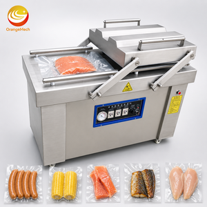 ORME Grande machine d'emballage <span class=keywords><strong>sous</strong></span> vide horizontale industrielle pour champignons, nouilles à double <span class=keywords><strong>cloche</strong></span>, oeufs de caille, pour aliments - Product Image 1
