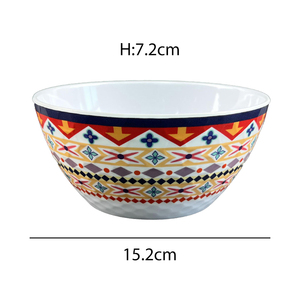 Cuenco de sopa <span class=keywords><strong>Mizo</strong></span> de melamina, cuencos redondos de plástico de estilo nórdico personalizados de 6 "para sopa de ensalada - Product Image 4