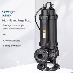 QW <b>Submersible</b> Sewage Stainless Steel Centrifugal <b>Pump</b> 15hp Electric <b>Submersible</b> Sewage <b>Pump</b> with 15kw - Product Image 2