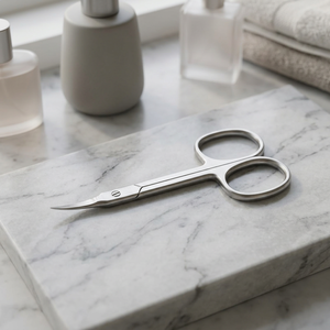 Tijera aerodinámica de punta fina para manicura, hoja curvada de acero inoxidable con punta afilada para cutícula de uñas, herramienta de belleza para eliminación de piel muerta - Product Image 2