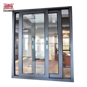 Vente d'usine : Fenêtre coulissante en aluminium à double vitrage avec moustiquaire en acier inoxydable - Product Image 3