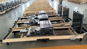<span class=keywords><strong>Pilates</strong></span> <span class=keywords><strong>Reformer</strong></span> Equipo plegable Roble Arce Haya Madera Gimnasio Máquina de fitness Reformadores plegables <span class=keywords><strong>Pilates</strong></span> - Product Image 3
