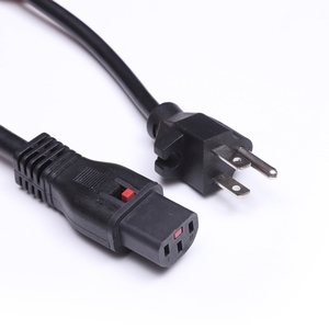 <strong>UL</strong> <strong>Certificated</strong> 13A 15A 250V USA Nema5-15 <strong>Plug</strong> <strong>with</strong> Iec C13 for Ups Pdu Consumer Electronics - Product Image 1