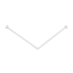 Barre de douche Zena Line à 2 côtés, 80-80 cm, fixation d'angle pour salle de bain - Product Image 1
