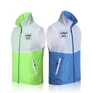 Chaleco de Trabajo de Poliéster de Secado Rápido al por Mayor de Fábrica, Chaleco Combinable a Juego de Colores, Tallas Grandes - Product Image 3