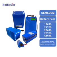 OEM ODM personnalisé 3.7V 7.4V 10.8V 11.1V 12V 14.8V 24V Lifepo4 Li-Ion rechargeable 18650 batterie au lithium pour caméra robot